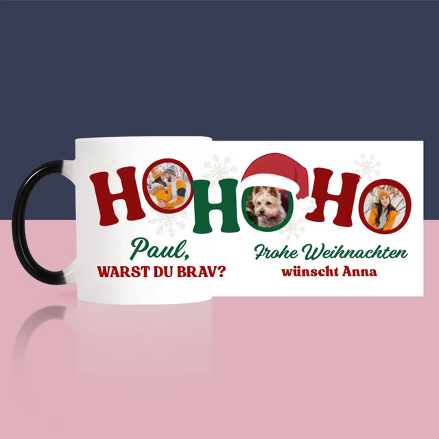 Fotocollage: Ho Ho Ho - Tasse