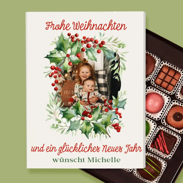 Foto Und Unterschrift: Weihnachtsschmuck - Pralinen