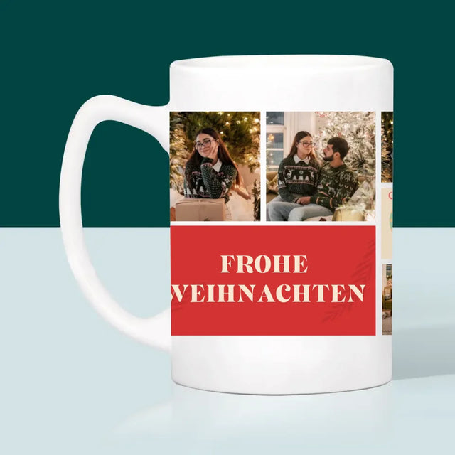 Fotocollage: Weihnachtsfotos - Tasse