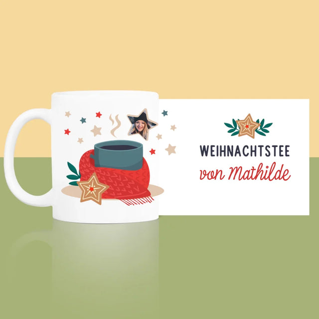 Foto Und Unterschrift: Weihnachtstee - Tasse