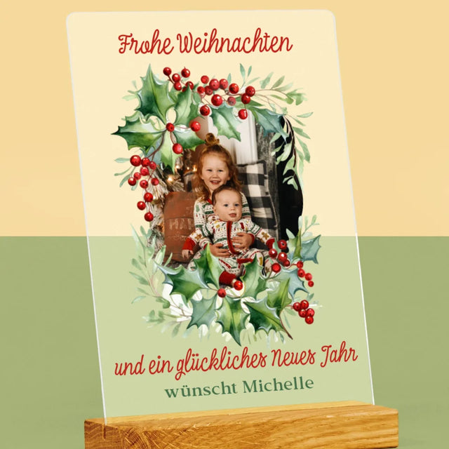 Foto Und Unterschrift: Weihnachtsschmuck - Druck Auf Acrylglas