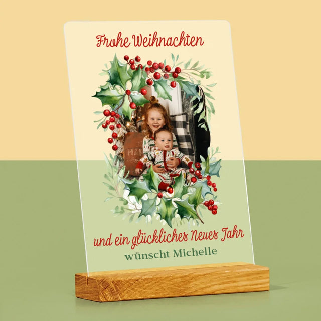 Foto Und Unterschrift: Weihnachtsschmuck - Druck Auf Acrylglas