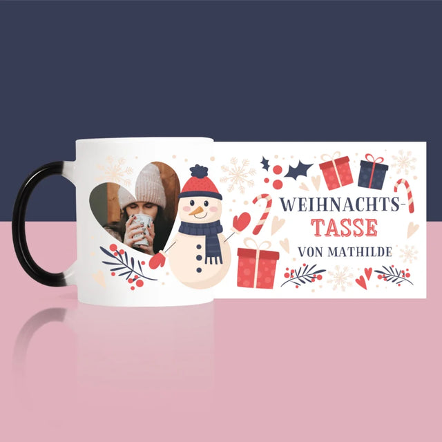 Foto Und Unterschrift: Weihnachtstasse - Tasse