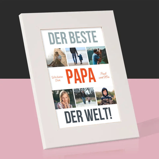 Fotocollage: Bester Papa Der Welt Fotos - Bilderrahmen