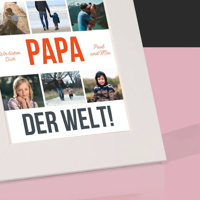 Fotocollage: Bester Papa Der Welt Fotos - Bilderrahmen