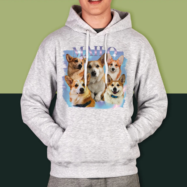 Ihr Avatar: Bootleg Mit Ihrem Hund - Kapuzenpullover Für Herren