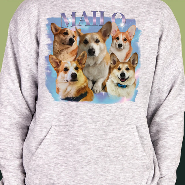 Ihr Avatar: Bootleg Mit Ihrem Hund - Kapuzenpullover Für Herren