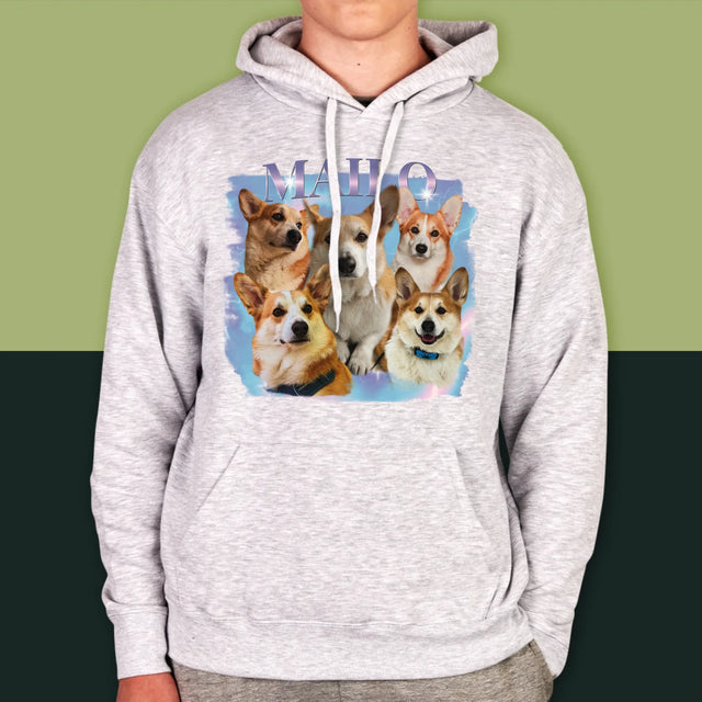 Ihr Avatar: Bootleg Mit Ihrem Hund - Kapuzenpullover Für Herren