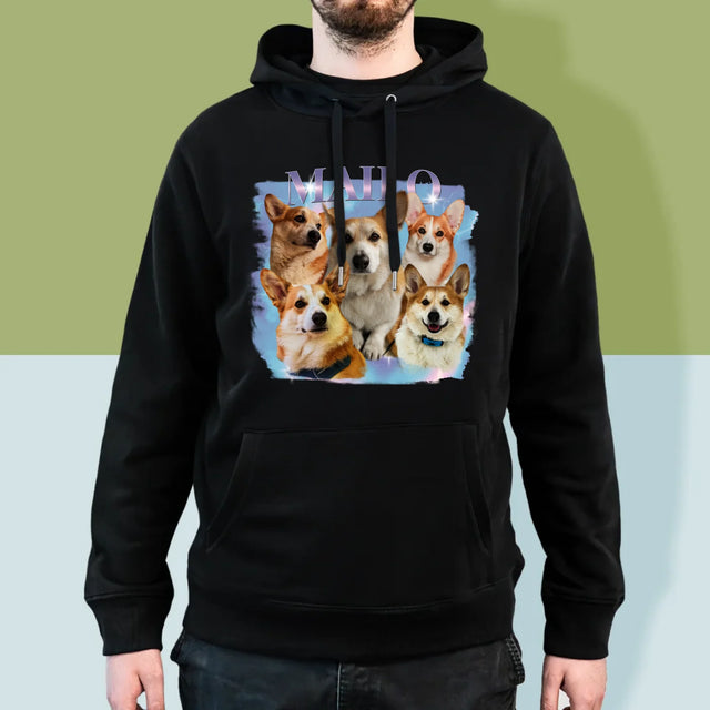 Ihr Avatar: Bootleg Mit Ihrem Hund - Kapuzenpullover Für Herren