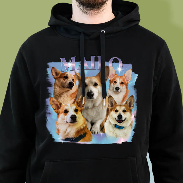 Ihr Avatar: Bootleg Mit Ihrem Hund - Kapuzenpullover Für Herren