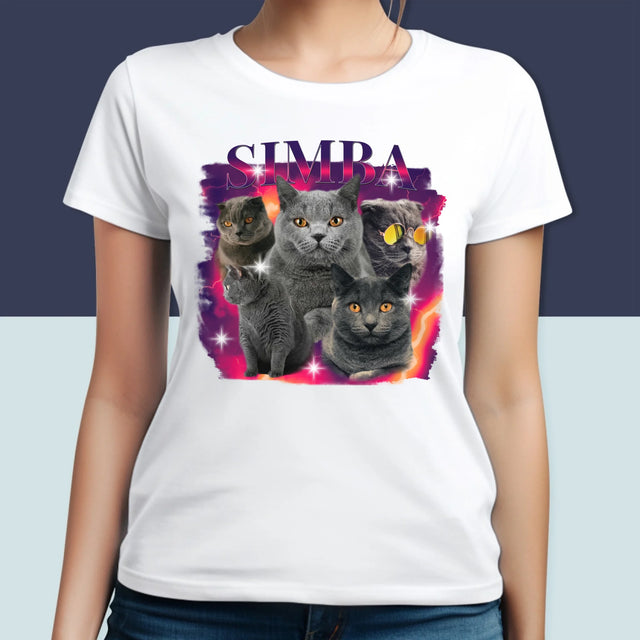 Ihr Avatar: Bootleg Mit Ihrer Katze - T-Shirt Für Damen