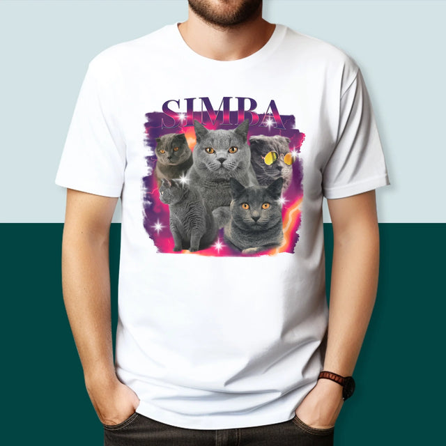 Ihr Avatar: Bootleg Mit Ihrer Katze - T-Shirt Für Herren