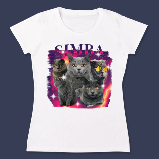 Ihr Avatar: Bootleg Mit Ihrer Katze - T-Shirt Für Damen