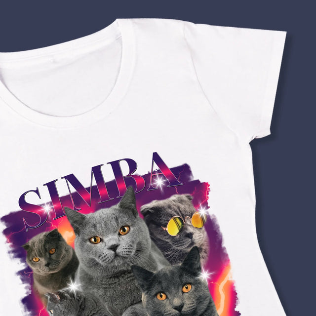 Ihr Avatar: Bootleg Mit Ihrer Katze - T-Shirt Für Damen