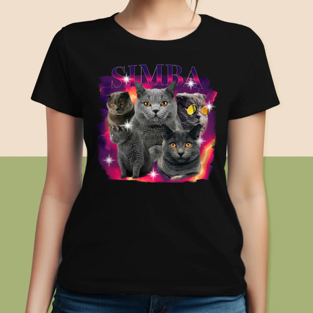 Ihr Avatar: Bootleg Mit Ihrer Katze - T-Shirt Für Damen