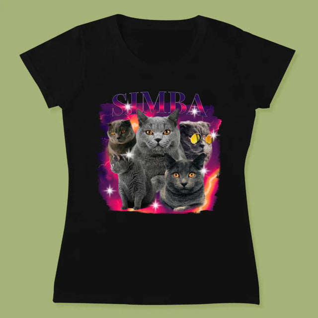 Ihr Avatar: Bootleg Mit Ihrer Katze - T-Shirt Für Damen