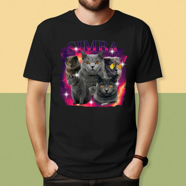 Ihr Avatar: Bootleg Mit Ihrer Katze - T-Shirt Für Herren