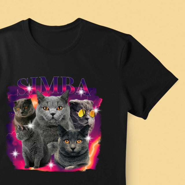 Ihr Avatar: Bootleg Mit Ihrer Katze - T-Shirt Für Herren