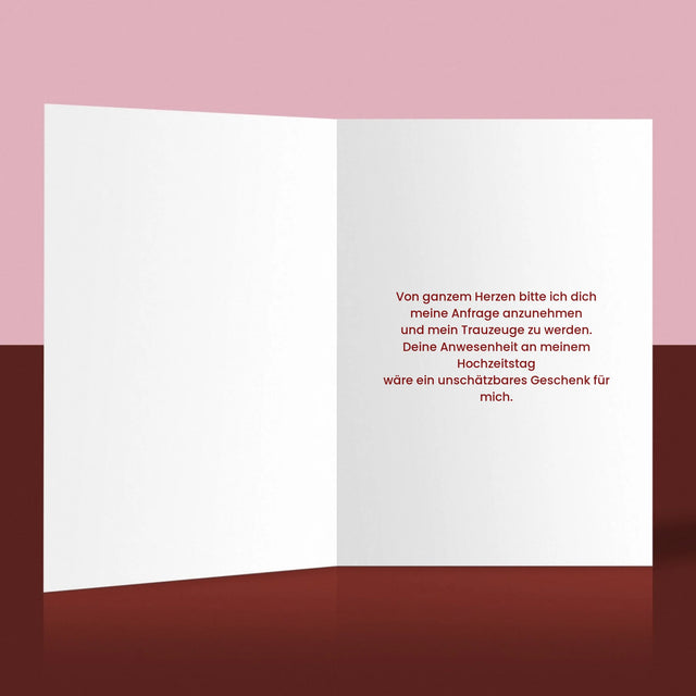 Name Und Unterschrift: Vip-Ticket- Trauzeugin - Glückwunschkarte