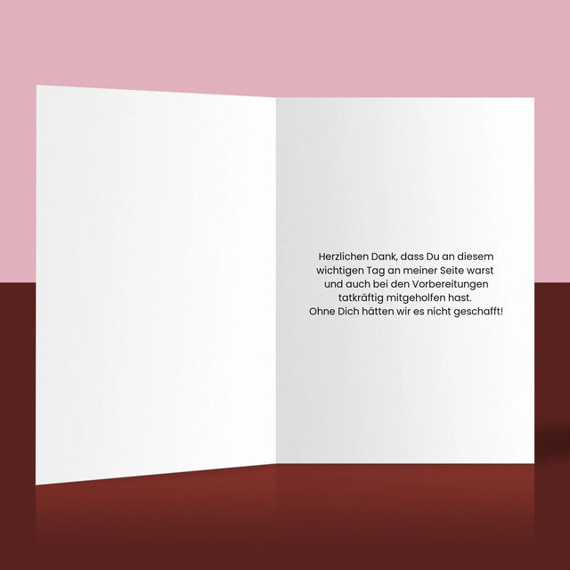 Avatar Creator: Trauzeugin - Glückwunschkarte