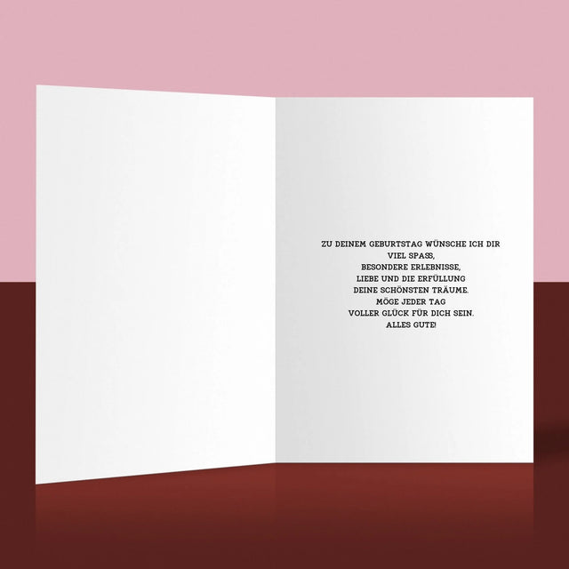 Fotocollage: 18 Herzen - Glückwunschkarte