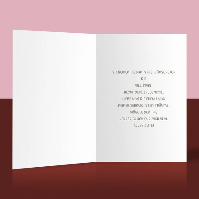 Foto Und Unterschrift: Legaler Geburtstag - Glückwunschkarte