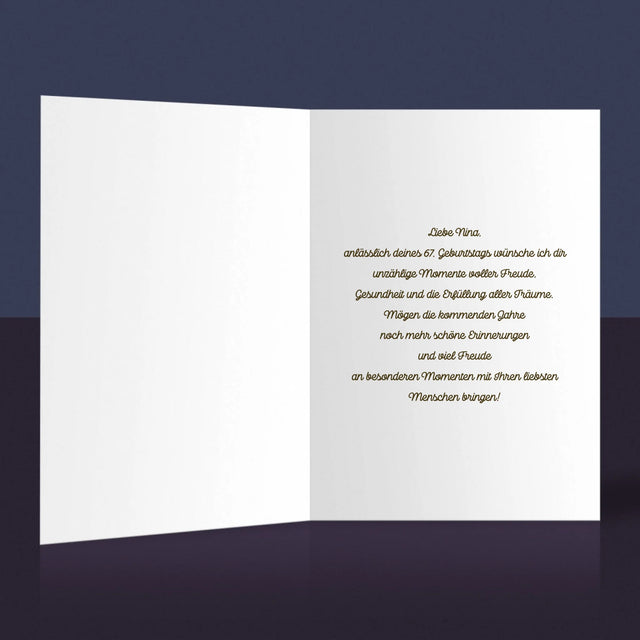 Fotocollage: Farbenfroher Ruhestand - Glückwunschkarte