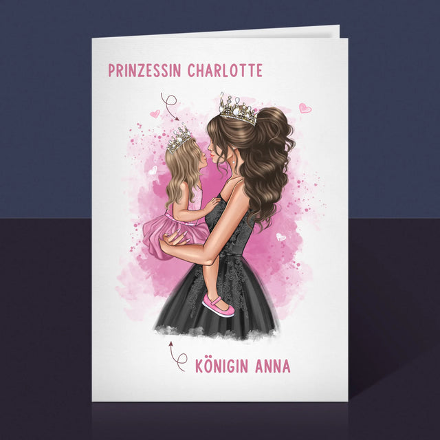 Avatar Creator: Mamas Prinzessin - Glückwunschkarte