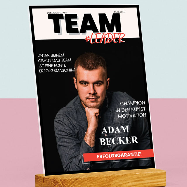 Magazin-Cover: Teamleiter - Druck Auf Acrylglas
