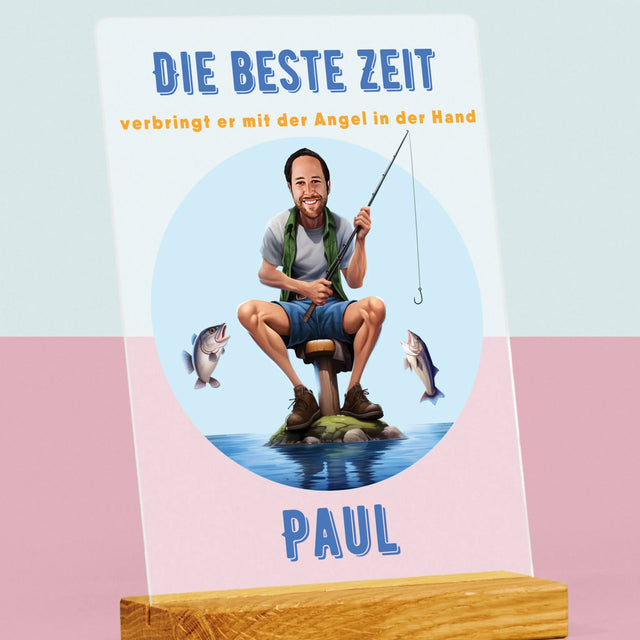 Foto und Bildunterschrift: Die schönste Zeit – Druck auf Acrylglas | DE