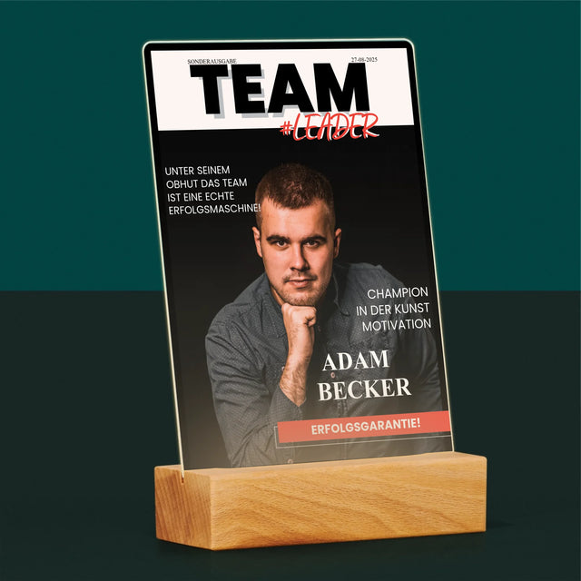Magazin-Cover: Teamleiter - Druck Auf Acrylglas
