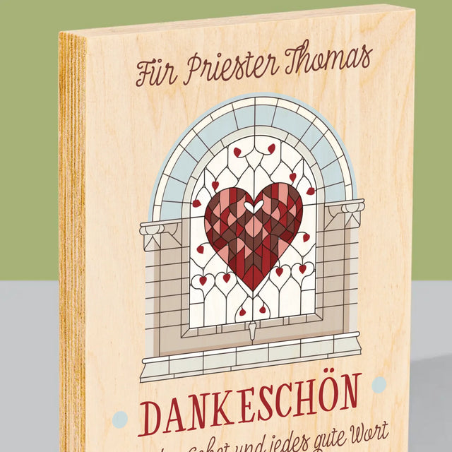 Name Und Unterschrift: Danke Für Jedes Gebet
 - Druck Auf Holz