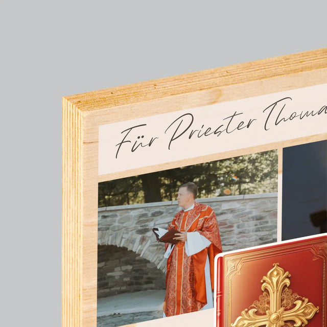 Fotocollage: Das Wort Gottes  - Druck Auf Holz