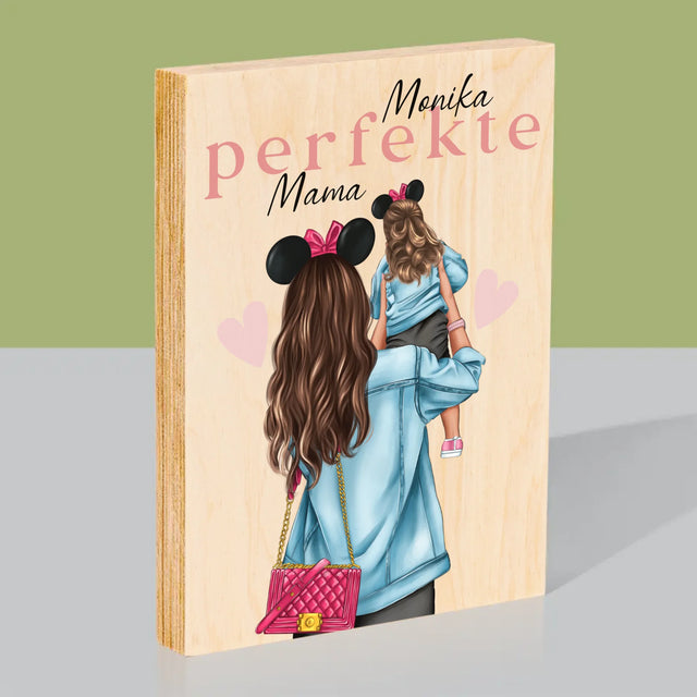Avatar Creator: Perfekte Mama - Druck Auf Holz