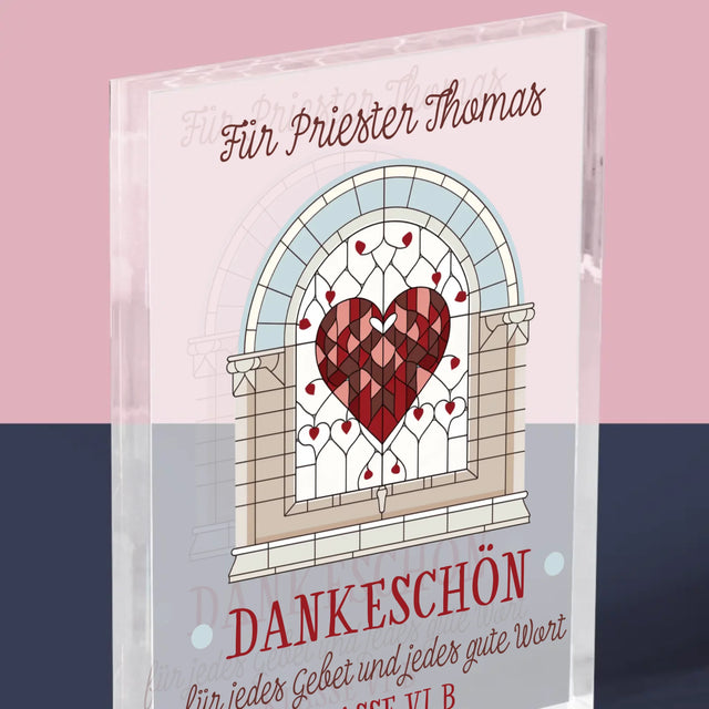 Name Und Unterschrift: Danke Für Jedes Gebet
 - Acrylblock