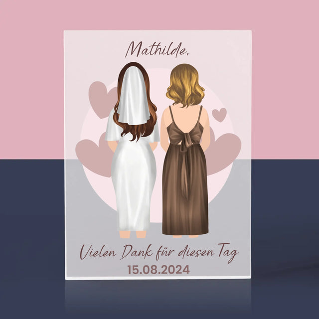 Avatar Creator: Trauzeugin - Acrylblock