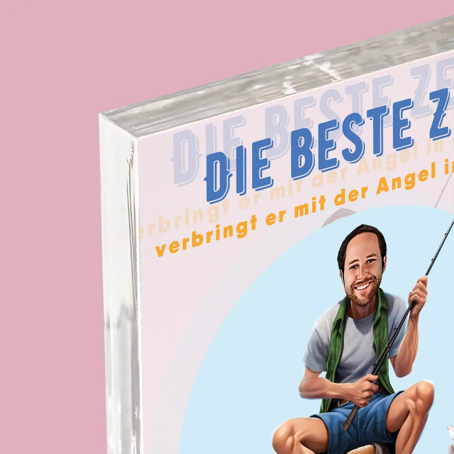 Foto und Unterschrift: Bestzeit - Acrylblock mit Druck | DE