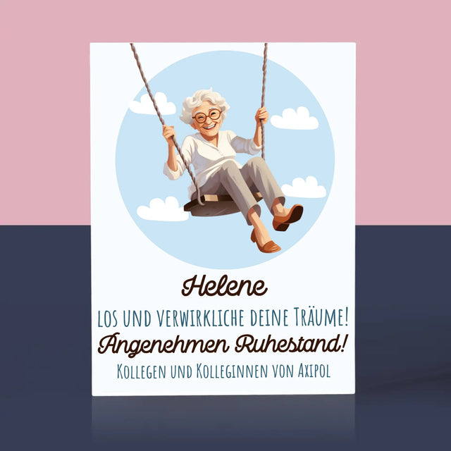 Name Und Unterschrift: Erfülle Deine Träume - Acrylblock