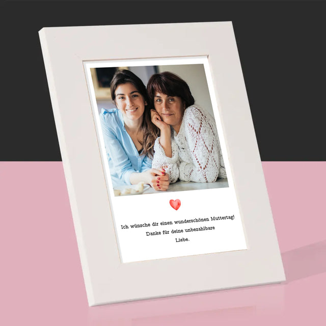 Foto Und Unterschrift: Urkunde Für Mama - Bilderrahmen