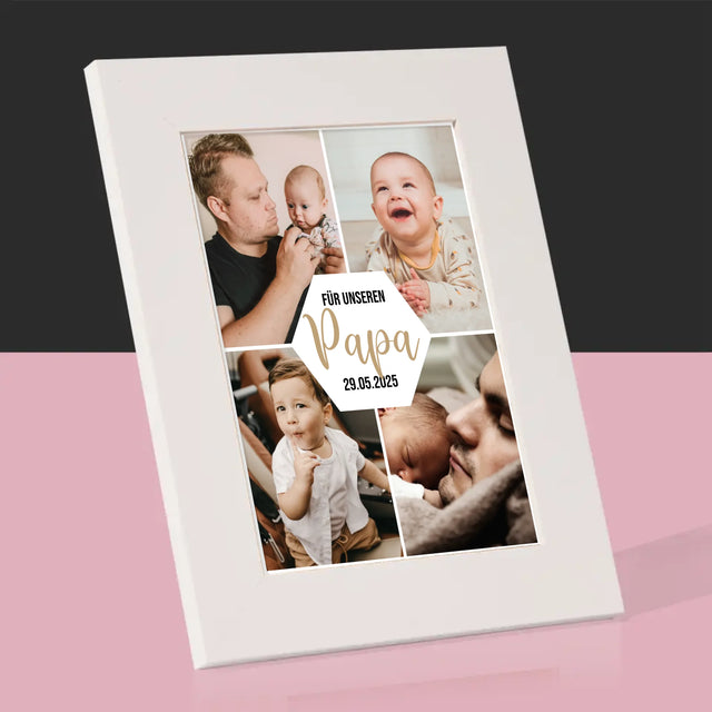 Fotocollage: Für Unseren Papa - Bilderrahmen