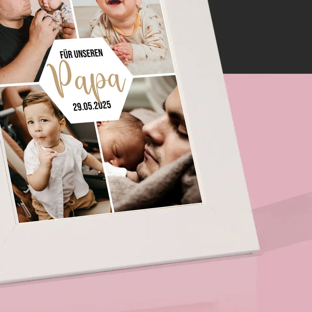 Fotocollage: Für Unseren Papa - Bilderrahmen