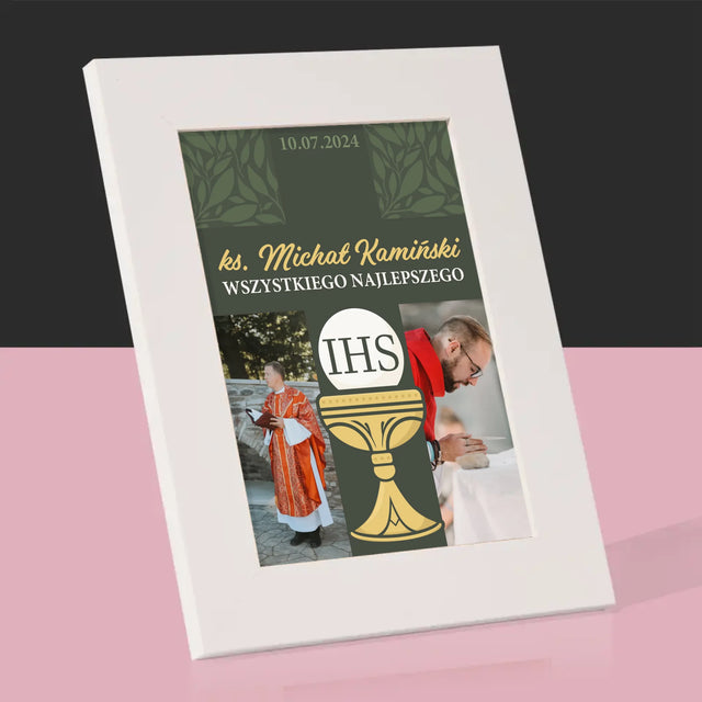 Fotocollage: Alles Gute - Kreuz - Bilderrahmen