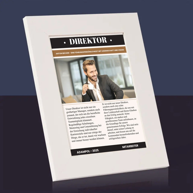 Magazin-Cover: Direktor - Bilderrahmen