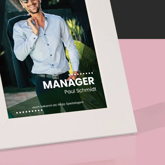 Foto Und Unterschrift: Geschäftsführer - Bilderrahmen