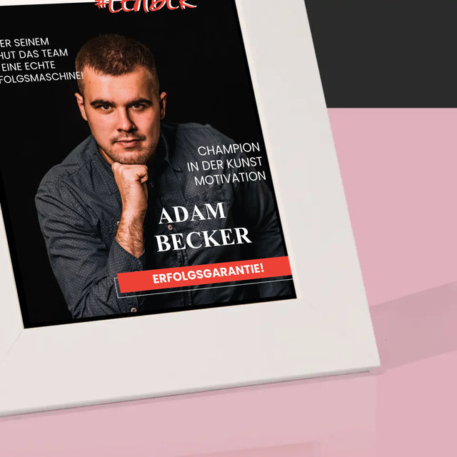 Magazin-Cover: Teamleiter - Bilderrahmen