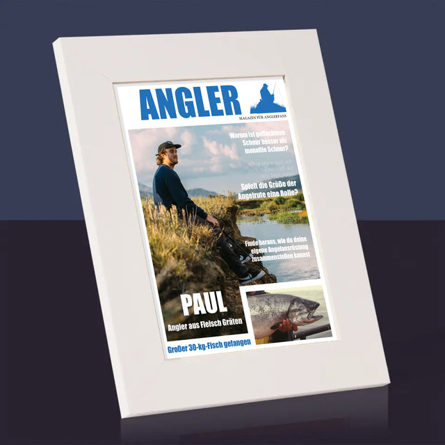 Magazin-Cover: Angler - Bilderrahmen