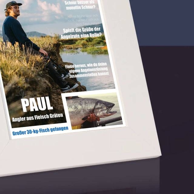 Magazin-Cover: Angler - Bilderrahmen