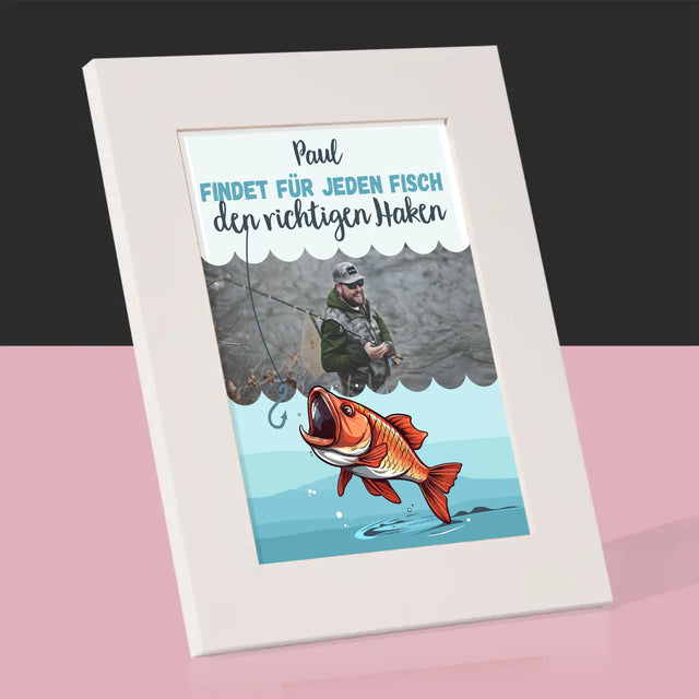 Foto Und Unterschrift: Den Haken Finden - Bilderrahmen
