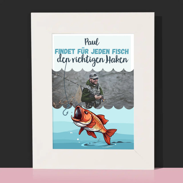Foto Und Unterschrift: Den Haken Finden - Bilderrahmen