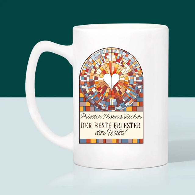 Name Und Unterschrift: Der Beste Priester Der Welt - Tasse